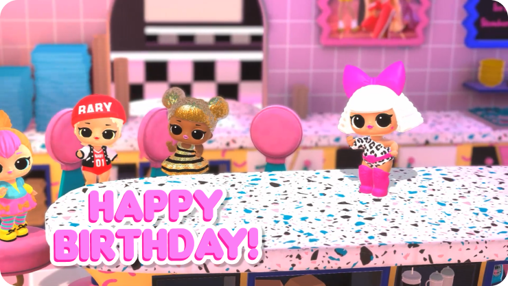 Birthday Shoutout from Diva (with birthday party)